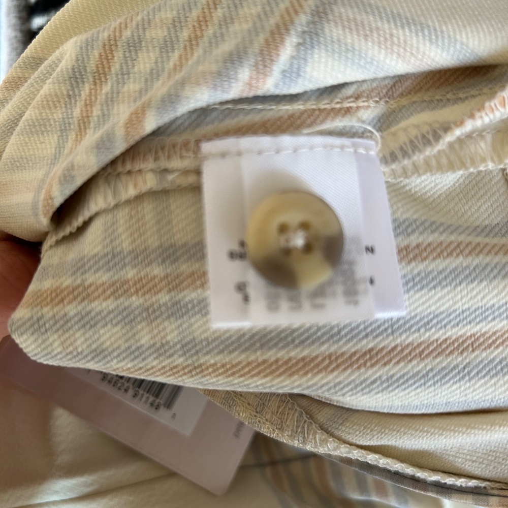 Peter Millar Womens Ivory Plaid Active Wear Pants Size 6 NWT - Picture 4 of 10